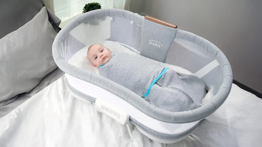 Baby in Halo SleepSack