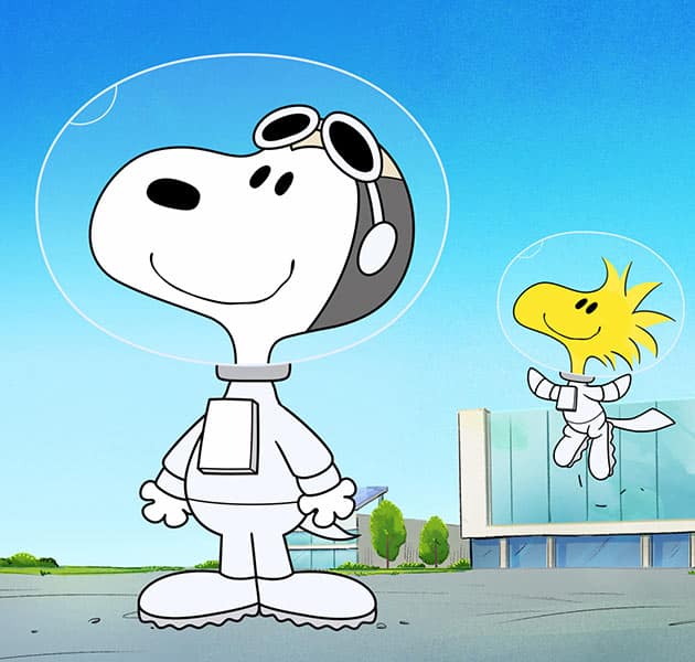 Snoopy in spacesuit